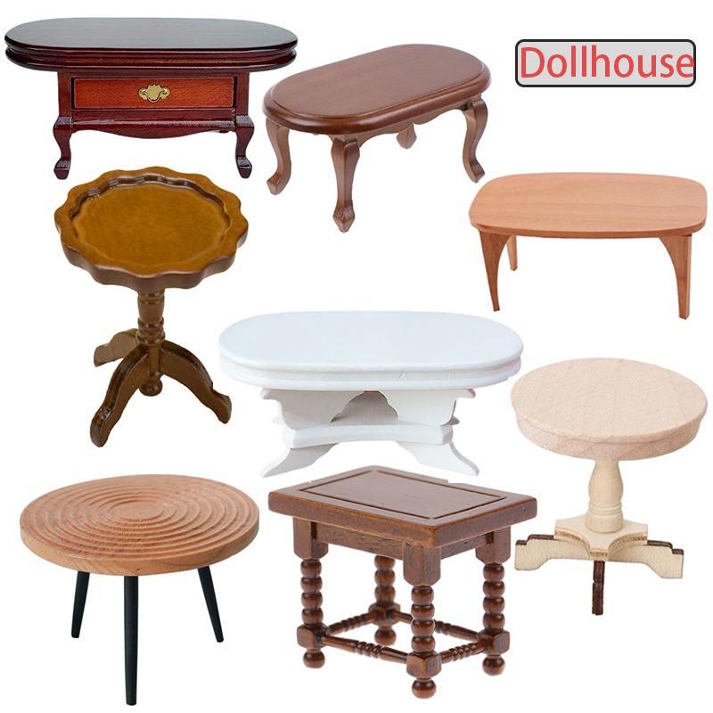 Woodworking Veneer - Maison de poupée Miniature 1:12, Table