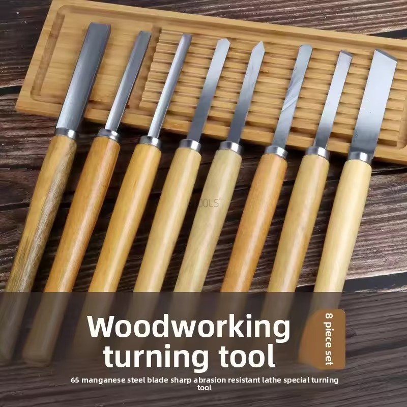Skew Chisel Wood - Nouvel ensemble de 8 outils de
