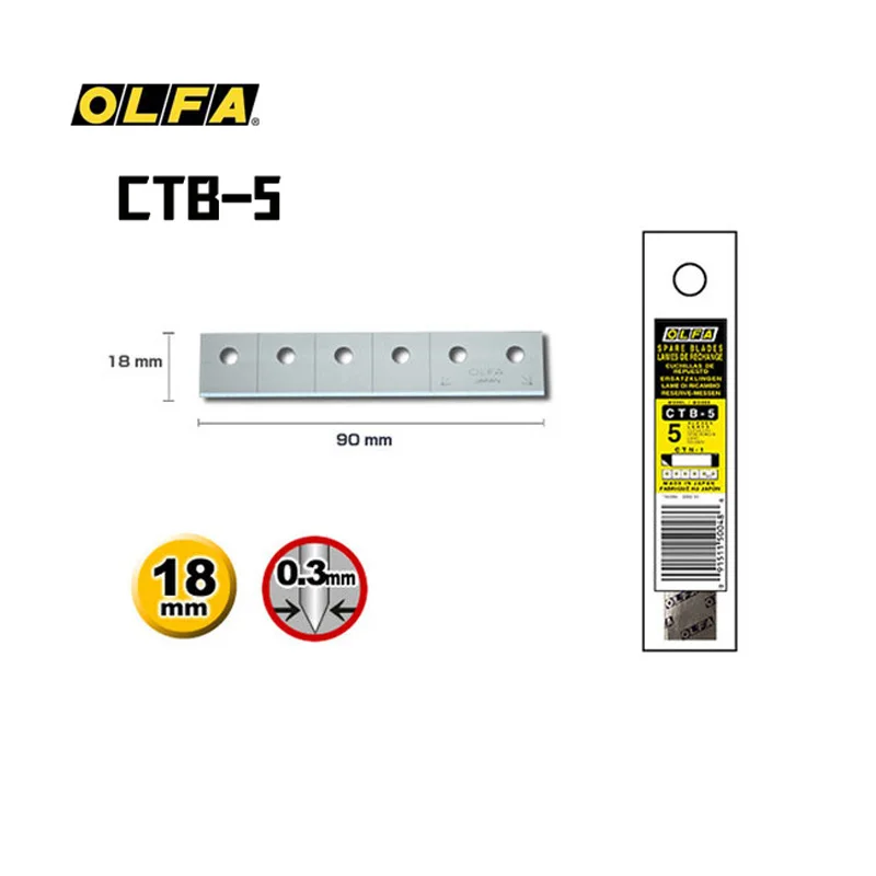 Woodworking Japan - OLFA CTB-5 5 pièces lames à