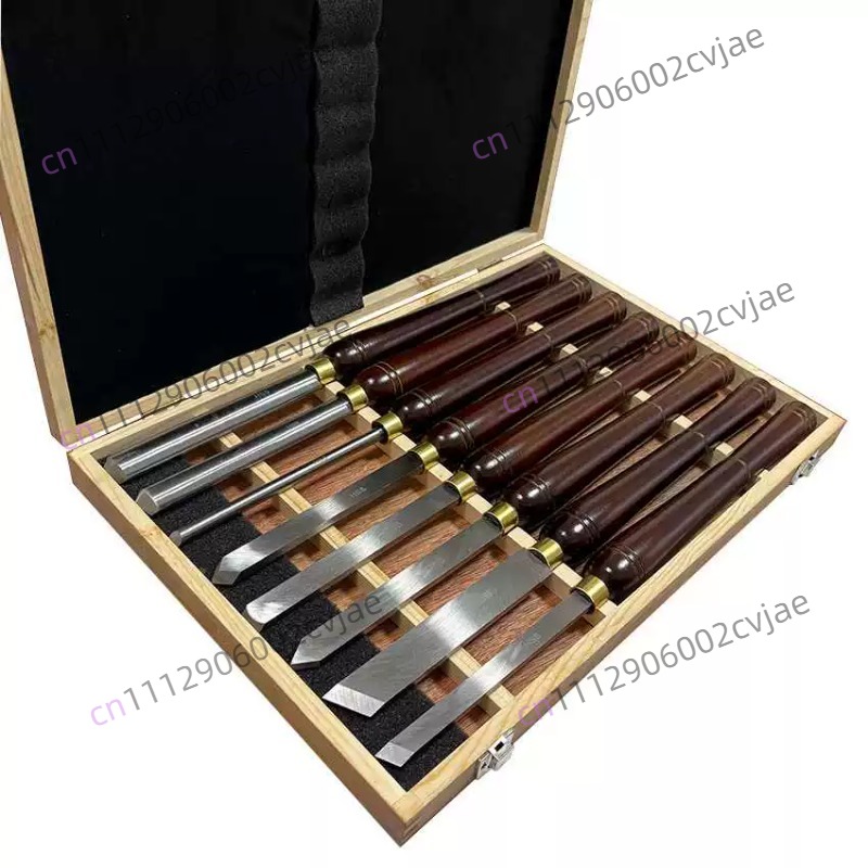 Skew Chisel Wood - Outils de tournage pour bois, ensemble