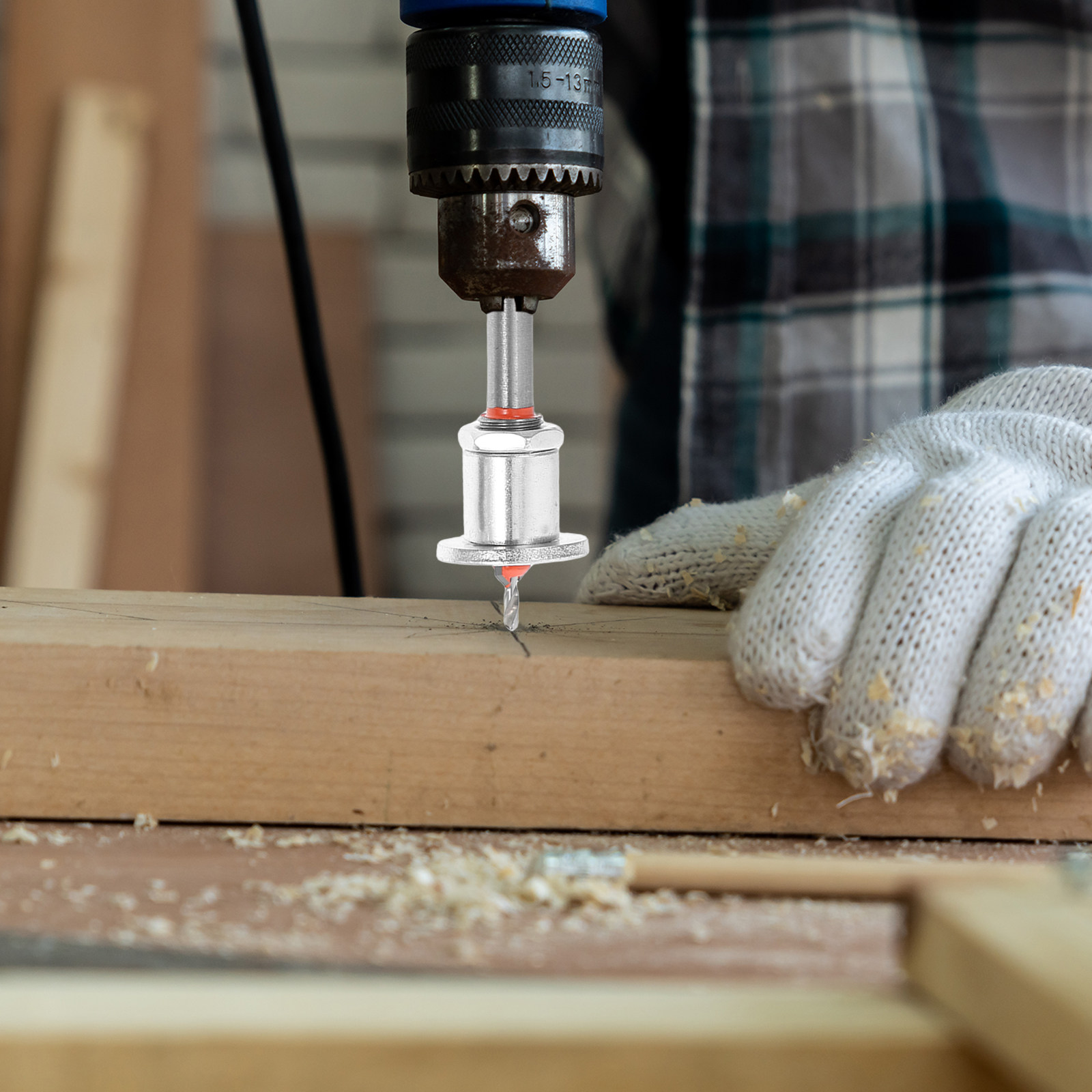 Woodworking Drill - Foret à profondeur réglable pour les