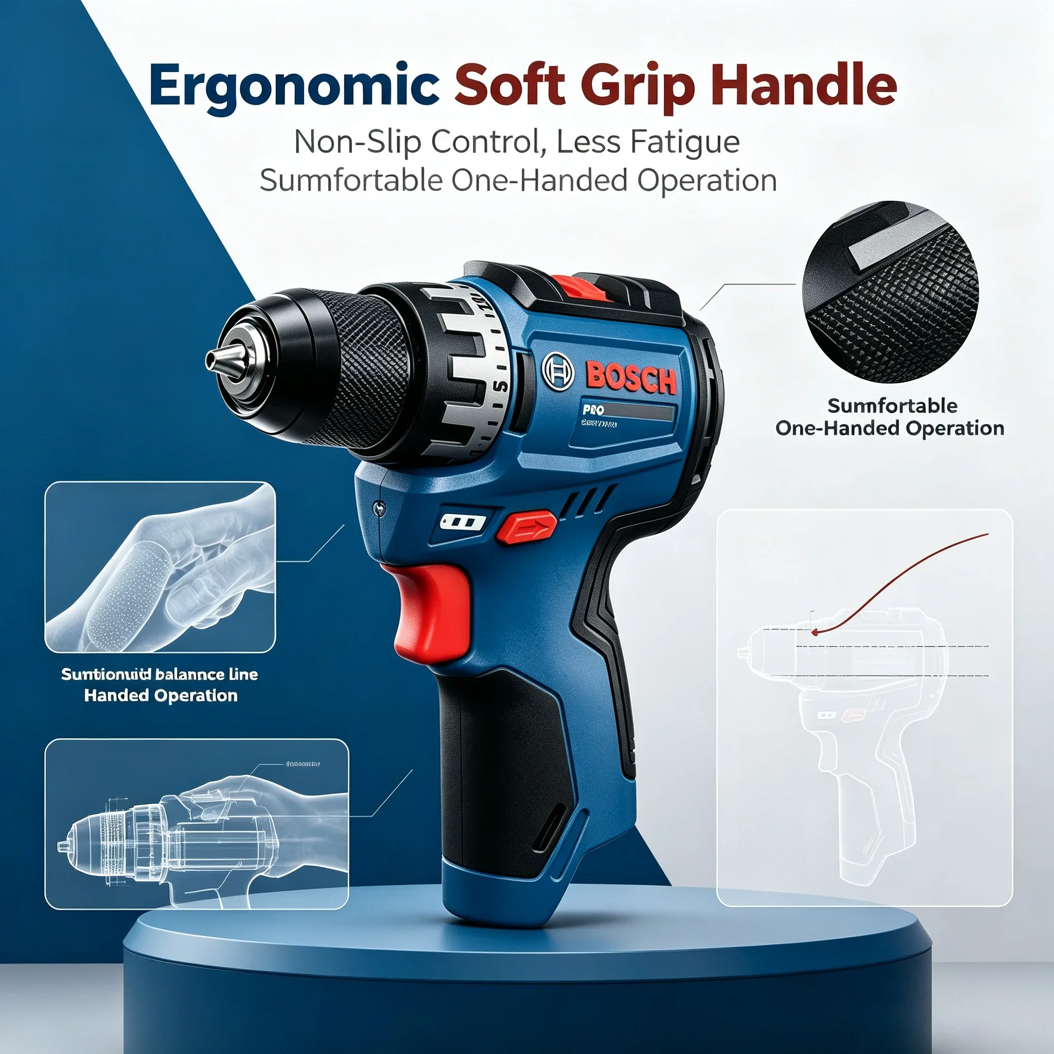 Woodworking Drill - Perceuse-visseuse sans fil professionnelle BOSCH GSR