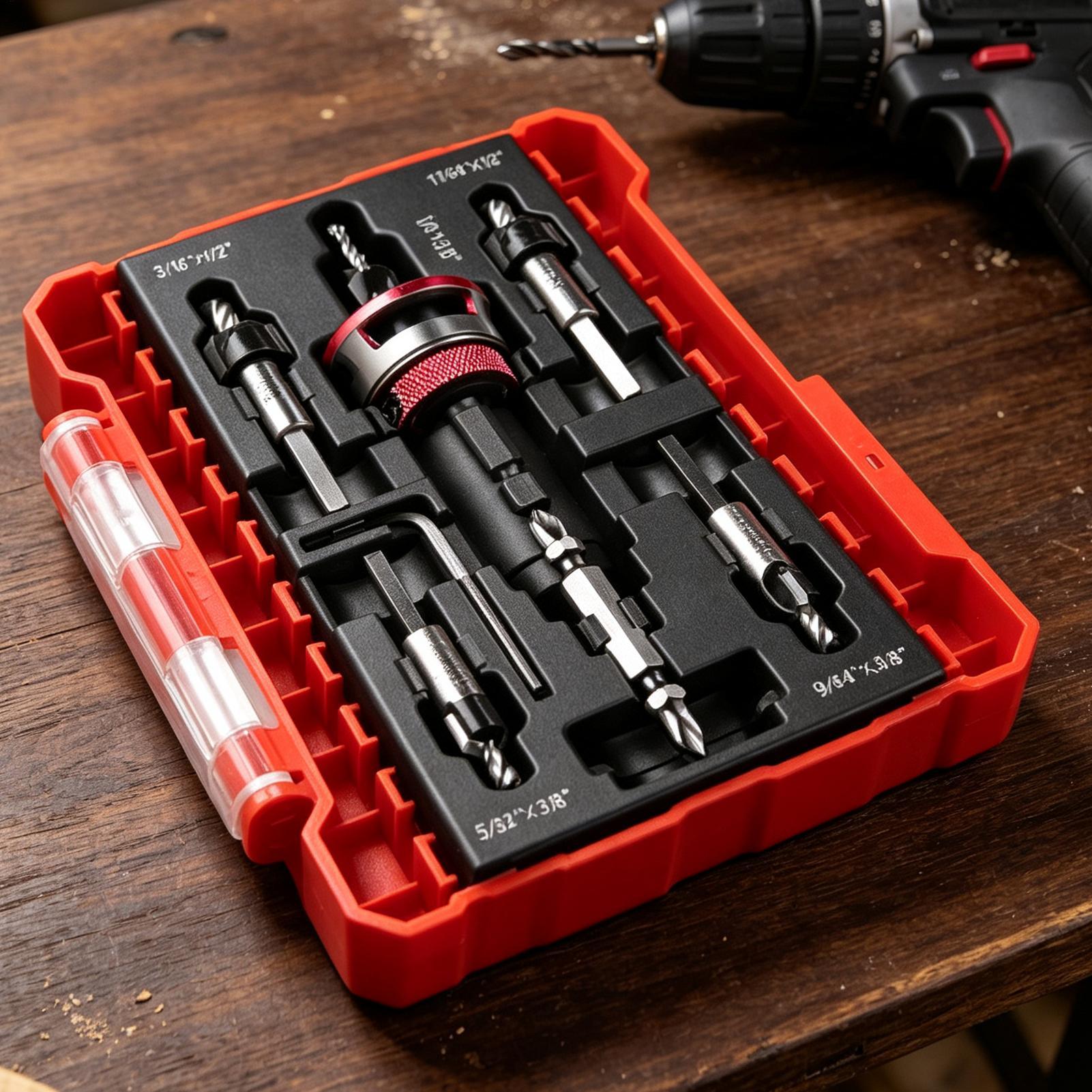 Ensemble de forets à chanfrein - Woodworking Drill avis et prix