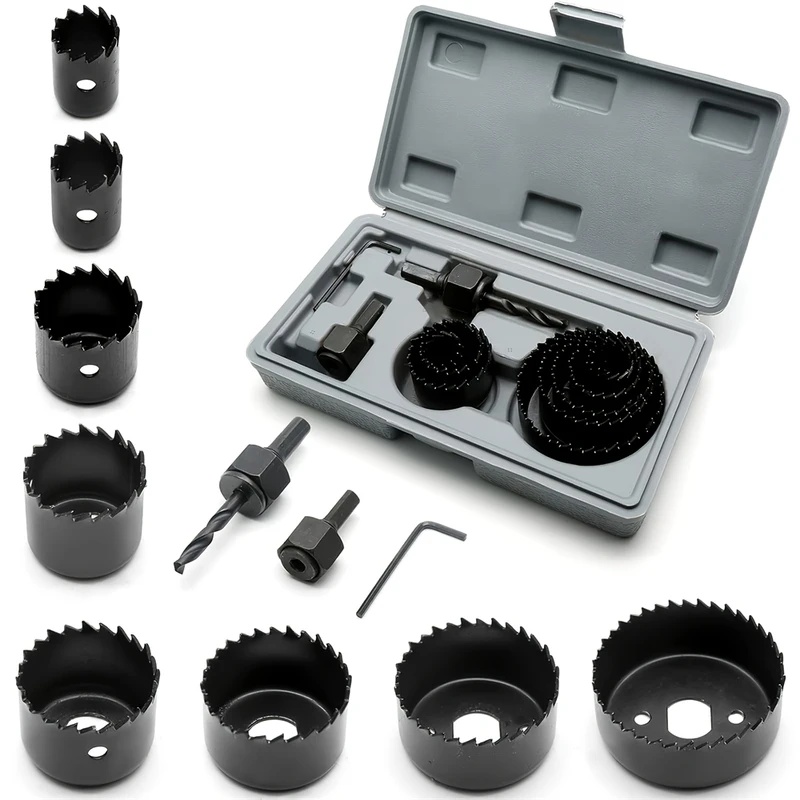 Kit de 8 scies-cloches pour le - Woodworking Drills avis et prix