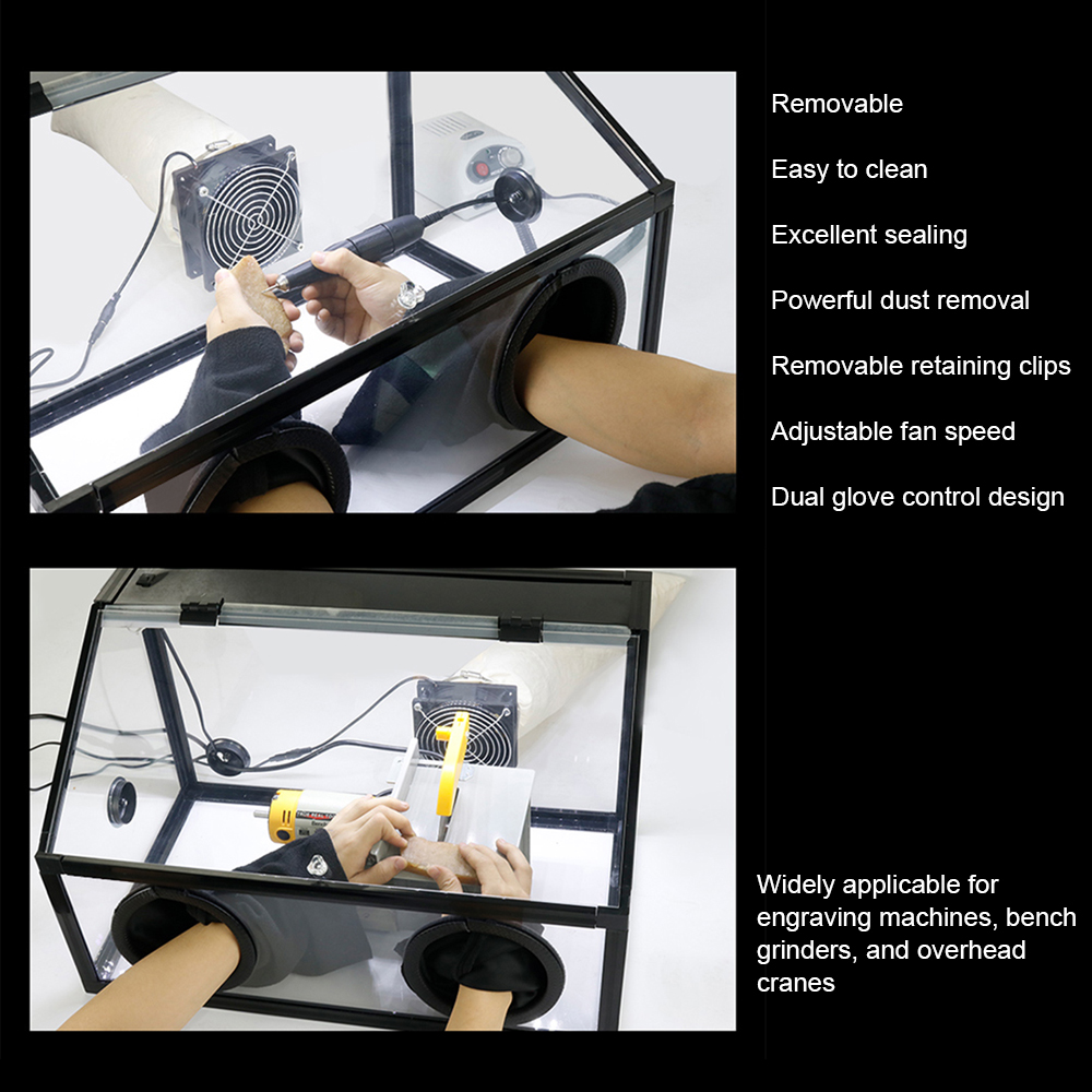 Boîte de polissage en acryliqu - Woodworking Gloves avis et prix