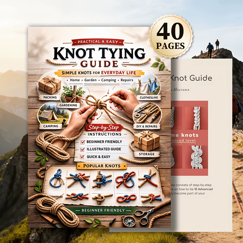 Guide de nouage : Nœuds simple - Woodworking Book avis et prix