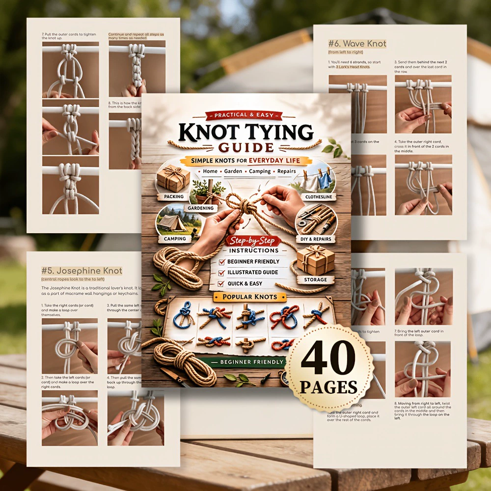 Guide de nouage : Nœuds simple - Woodworking Book avis et prix