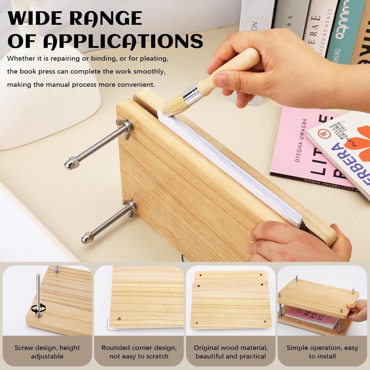 Presse à livres en bois, outil - Woodworking Book avis et prix