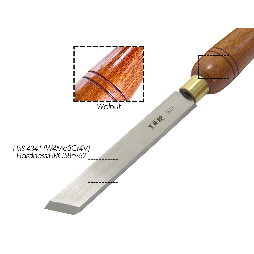 TASP HSS tour à bois ciseau in - Skew Chisel Wood avis et prix