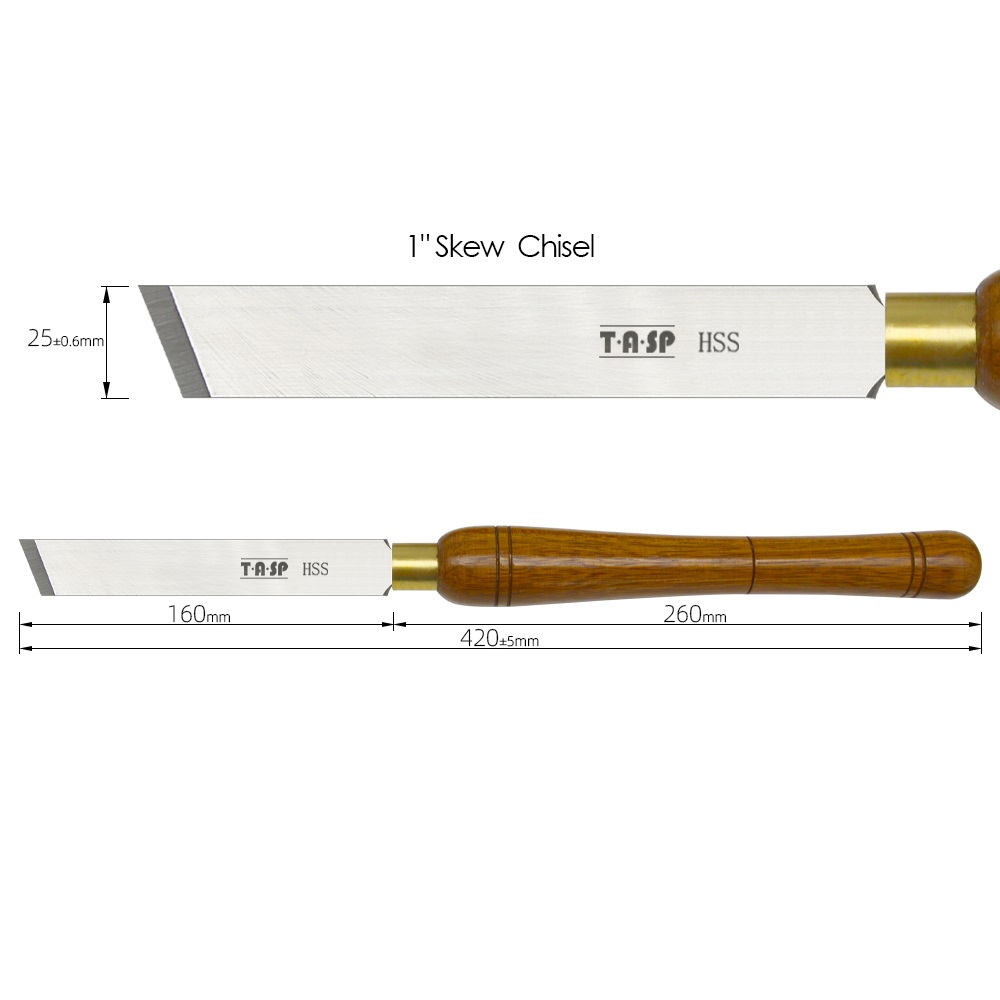 TASP HSS tour à bois ciseau in - Skew Chisel Wood avis et prix
