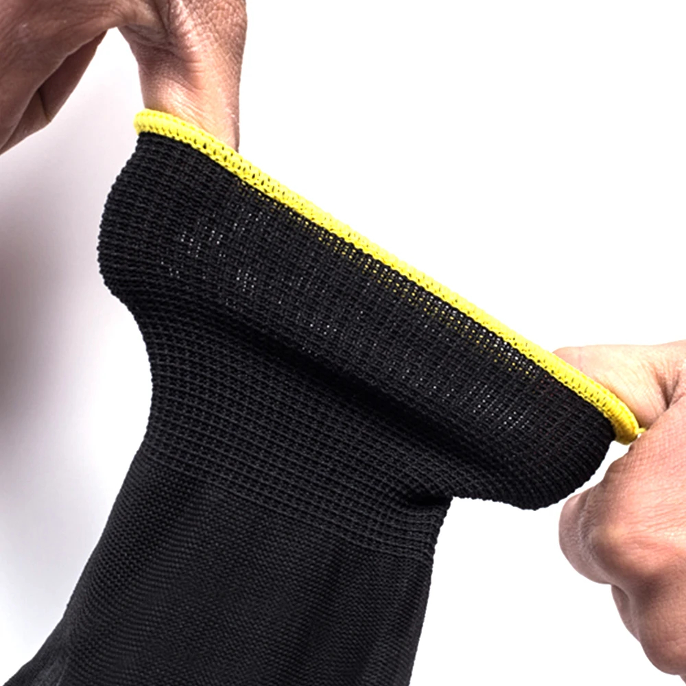 Gants noirs enduits de PU, 20  - Woodworking Gloves avis et prix