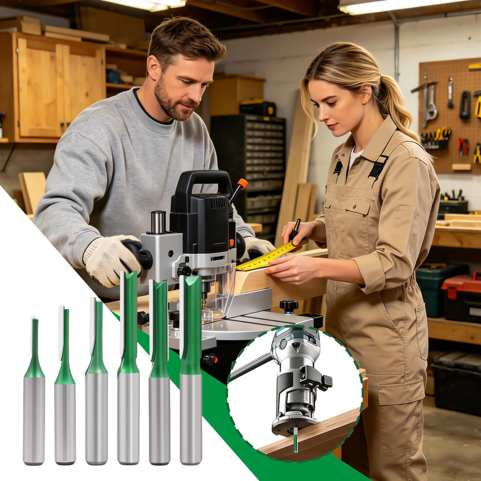 Jeu de fraises droites, diamèt - Router Bits For Woodworking avis et prix