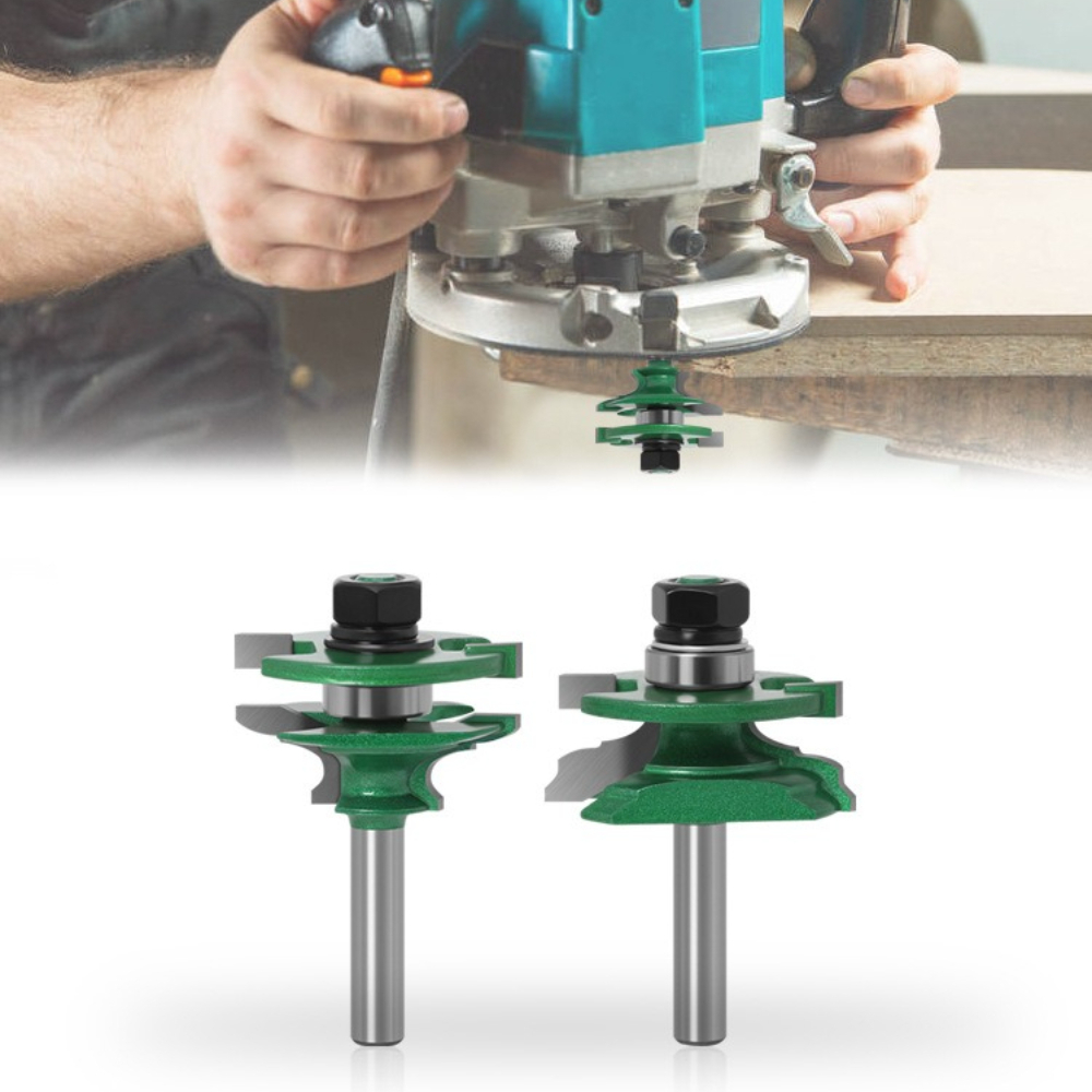 Jeu de 2 fraises à rainurer po - Router Bits For Woodworking avis et prix