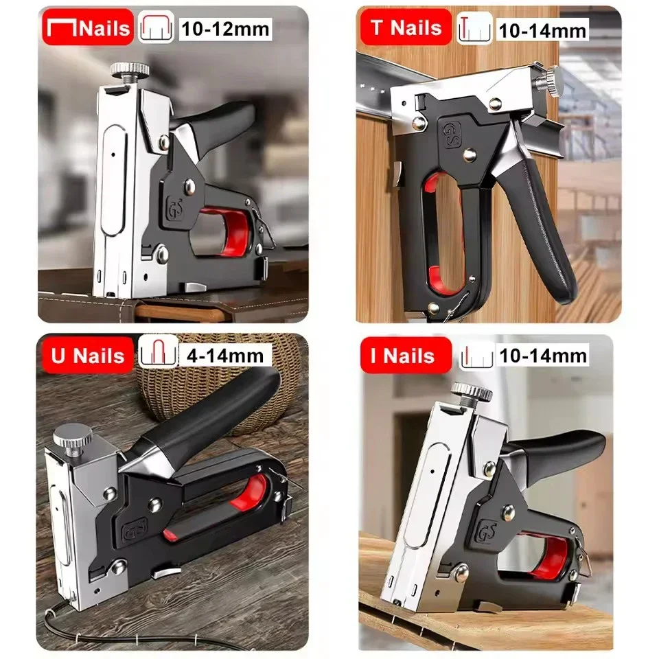 Pistolet à clous manuel 4-en-1 - Woodworking Ebook avis et prix